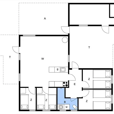 Дом отдыха Fy383-bogense-skastrup-strand-ost-23 *